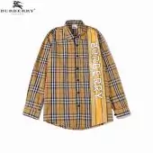 chemise burberry pas cher homme shirts print side burberry